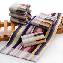 5 10 20 pieces of cotton yarn colored strips of small towels water absorption and dirt resistance easy to clear kitchen rag scrub floor Ash