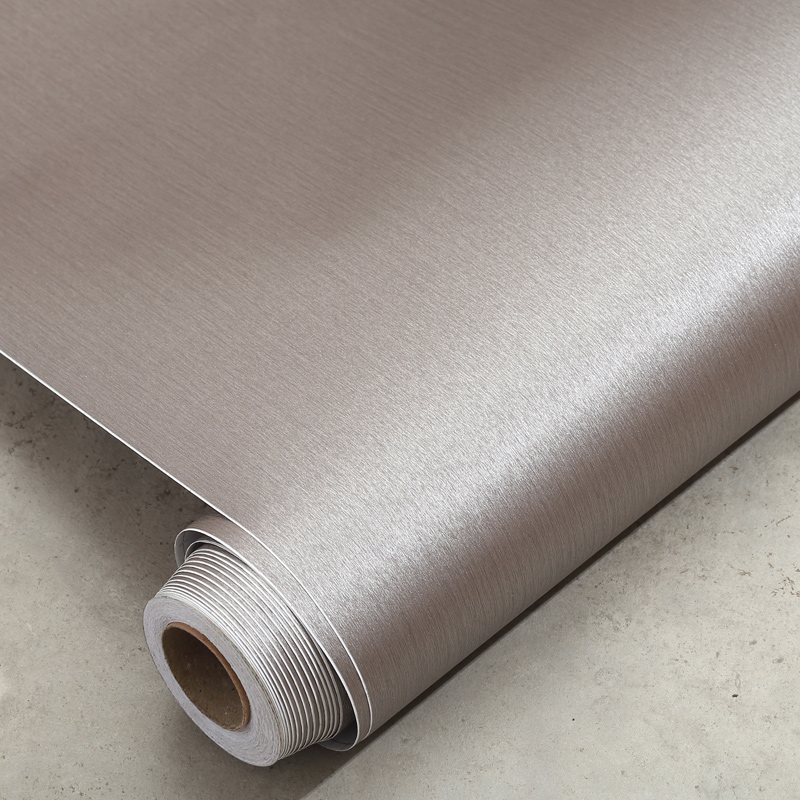 Refrigerator sticker full sticker refurbished paste self-adhesive stainless steel door decoration waterproof color change film air conditioning brushed silver metal