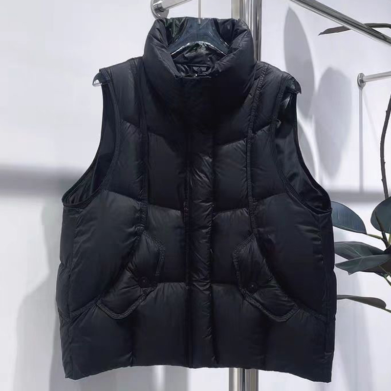 Women's down Vest 2026 Spring and Autumn New Style Outerwear Korean Version Loose Fashionable Stylish Goose down Vest Jacket