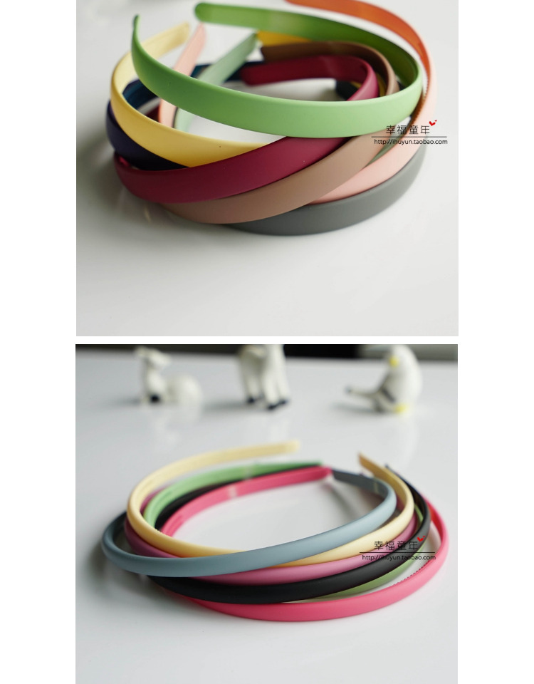 Ba phụ kiện tóc trẻ em nhập khẩu rắn màu đầu headband học sinh mũ bảo hiểm không trơn trượt cài tóc cô dâu