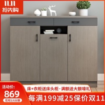 Shoe cabinet Nordic simple modern hall cabinet porch cabinet multi-function assembly small living room storage cabinet