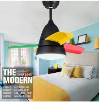 Frequency conversion small size children bedroom with lamp ceiling fan lamp led cute simple small fan lamp 26 36 inch