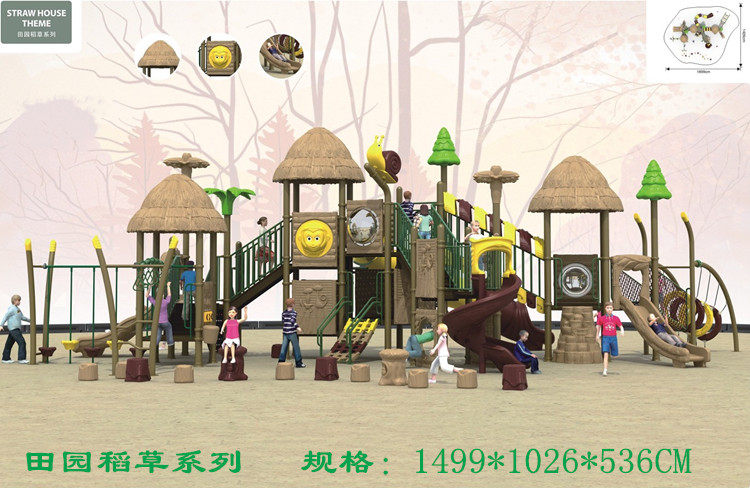 New Large Outdoor Slide Kindergarten Slide Combined Community Dr. Park Amusement Equipment