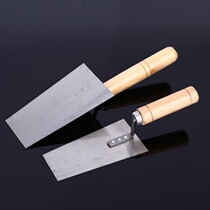 Grey Spoon Plastering Knife Tile Shovel Smeared Mud Knife Clay Tile Work Batch Scraped Ash Knife Cement Board Serrated Tile Tool