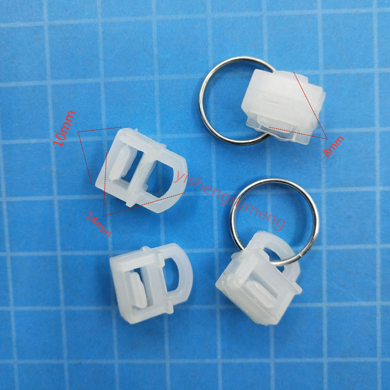 Suitable for Oman Est Foton Car Sunshade Curtain Curtain Straight Track Buckle Plastic Pulley Roller Buckle Clip