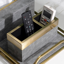 TV remote control storage box living room creative coffee table light luxury Nordic office desktop stationery multifunctional pen holder