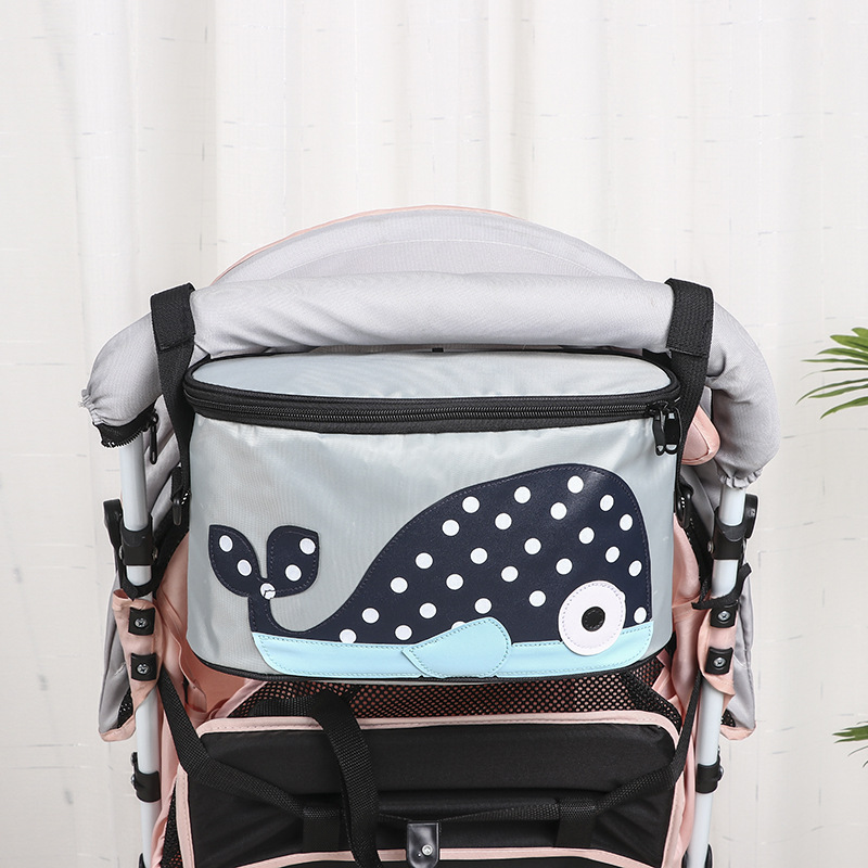 Large Capacity Diaper Baby Carrier Hanging Bag Cartoon Mommy Bag Waterproof Fashion Out Mother & Baby Bag Diaper Bag Trolley Hanging Bag