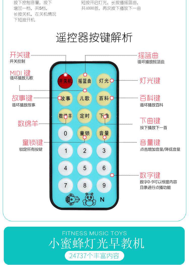 Гимнастический тренажер для детей 【Увеличить пульт дистанционного управления зарядки】новорожденных детские игрушки свет и звук раннего образования детские ноги фортепиано бесплатно фитнес кадр OTHER