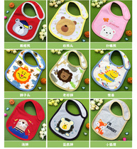 Baby saliva towel baby cotton quilting with three layers waterproof and anti-dirty surrounding pocket Carter Saliva Towels Source Manufacturer