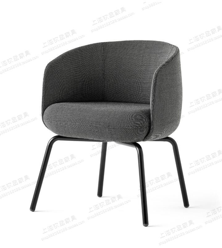 Nordic modern style creative leisure dining chair fashion backrest designer negotiation chair cafe sample house display center chair