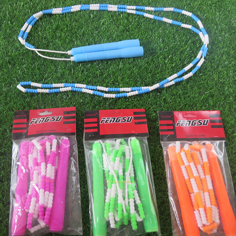 Professional children Primary School students adjustable pattern bamboo knots skipping rope kindergarten adult men and women sports competition rope