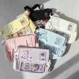 呜咚 Оригинальная ежедневная ежедневная прозрачная прозрачная прозрачная прозрачная, двухмерная кампусная сумка для боли в кампусе [Xiaofeng Bell]