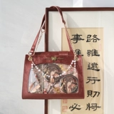 呜咚小铺原创日常透明斜挎二次元徽章吧唧古风痛包女【春山蝶令】