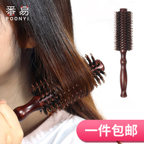 Gold coin exchange curly hair comb straight twill 14 Row series comb cylinder roll home men and women blow shape comb