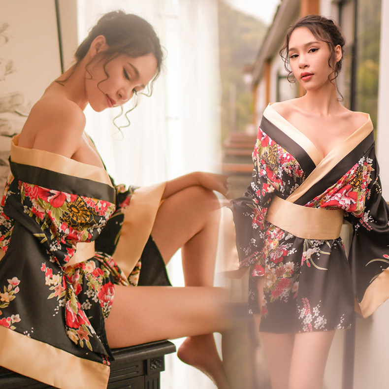 Emotional fun underwear pure desire suit large size passion bathrobe sexy pajamas female Xia Bingsi sexy girl temptation