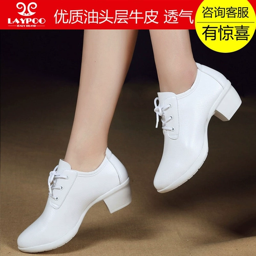 Летняя обувь, танцующие туфли, коллекция 2021, мягкая подошва, из натуральной кожи