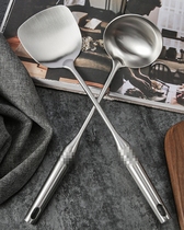  Synchronous 200 304 stainless steel very textured comfortable and practical to hold high facial value soup spoon spatula colander