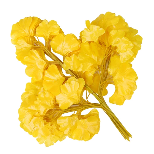 Симуляция гинкго лист желтый свадебный свадебный лист лист