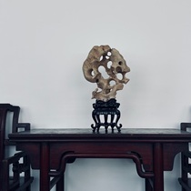 Literati Qingchang Taihu Stone Desk Ya Shi Lingbi Stone Original Stone Fine Natural ornaments Collection Gobi Stone