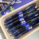 Японская плавная быстросохнущая черная вместительная и большая ручка-роллер