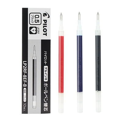 Японская пилот Payo Juice Juice Core LP2RF-8EF Нейтральная доска голова головы черное ядро ​​черное 0,5 мм