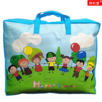 Kindergarten bedding Bedding Bag waterproof and moisture-proof Children non-woven fabric Cartoon cute six pieces of cotton quilted by hand bag