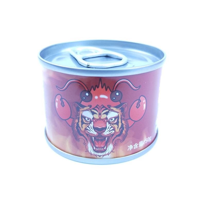 Fresh Pepper Sauce Tiger Bony Hot Sauce Small Lobster Sauce 50g Portable Packaging Spicy Crayfish Chili Caviar Caviar Sauce Mixed Pasta Sauce