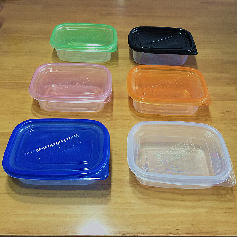 Hình chữ nhật hộp ăn trưa dùng một lần hộp đựng thức ăn bằng nhựa takeaway hộp thực phẩm đóng gói lớp bánh trái cây gói hộp - Hộp cơm điện sưởi ấm hộp cơm cắm điện hẹn giờ