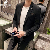 Rich Gui Bird Single Row Buttoned Suit Men Suit Wedding Gown Wedding Gown Groom Banquet Casual Business Positive Dress Two Sets