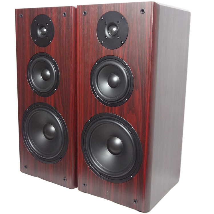 8 inch high, medium and low three-way bookshelf Hifi speaker wood 8 inch 7 ohm passive speaker floor speaker one price