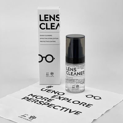 UENO Eyewear Lens Special Cleaning Spray 35ML Professional Cleaning Spray + Super Fiber Lens Cloth