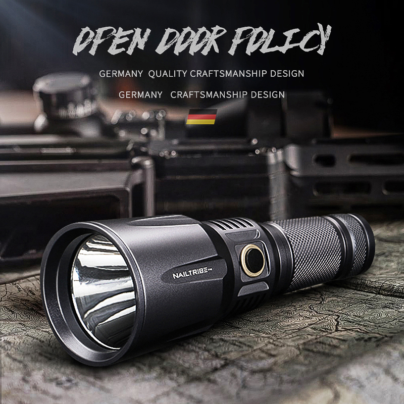 German Intense Light Flashlight Tactical Lithium electric charge Far-shot outdoor Special Soldiers Ultra Bright Xenon lamp imports 5000 meters