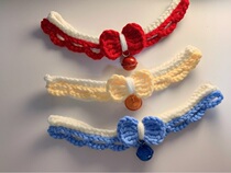  Chongguan special price handmade pet Doraemon bow tie Jingle cat Bow tie Scarf Bib Dog