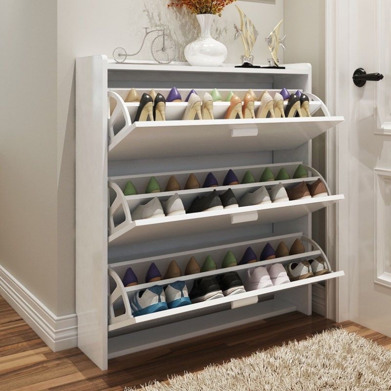 Home shoe cabinet home with door 2021 new corridor with door outside the entrance cabinet integrated simple modern hallway rack