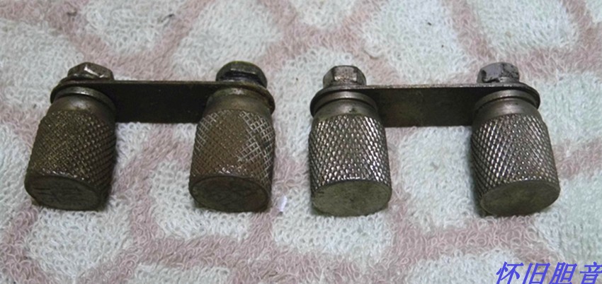 American West Electric WE TM-175 Western electric wiring post antique brass post head 1 set of 4 sets 1 set price