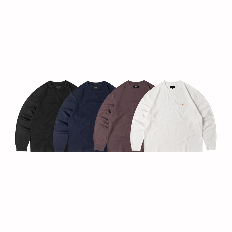 Seedclub245G/M² "Soft but Not Flabby" Long-Sleeved Top Made of Long-Staple Cotton and Pima Cotton Blend