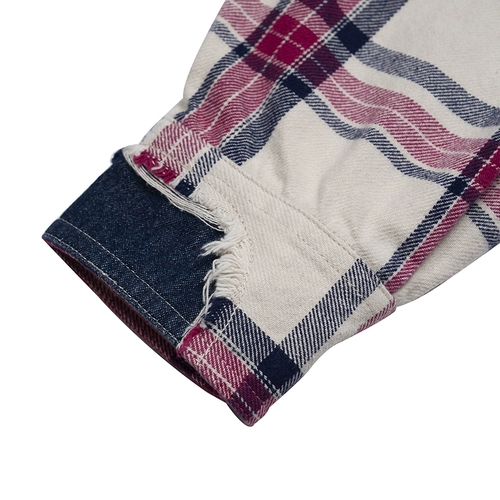 SeedClub Black Label Premier версия сильной витой хлопковой тяжелой пряжи, фиксированная ткань разрушает джинсовую рубашку сплайсинга