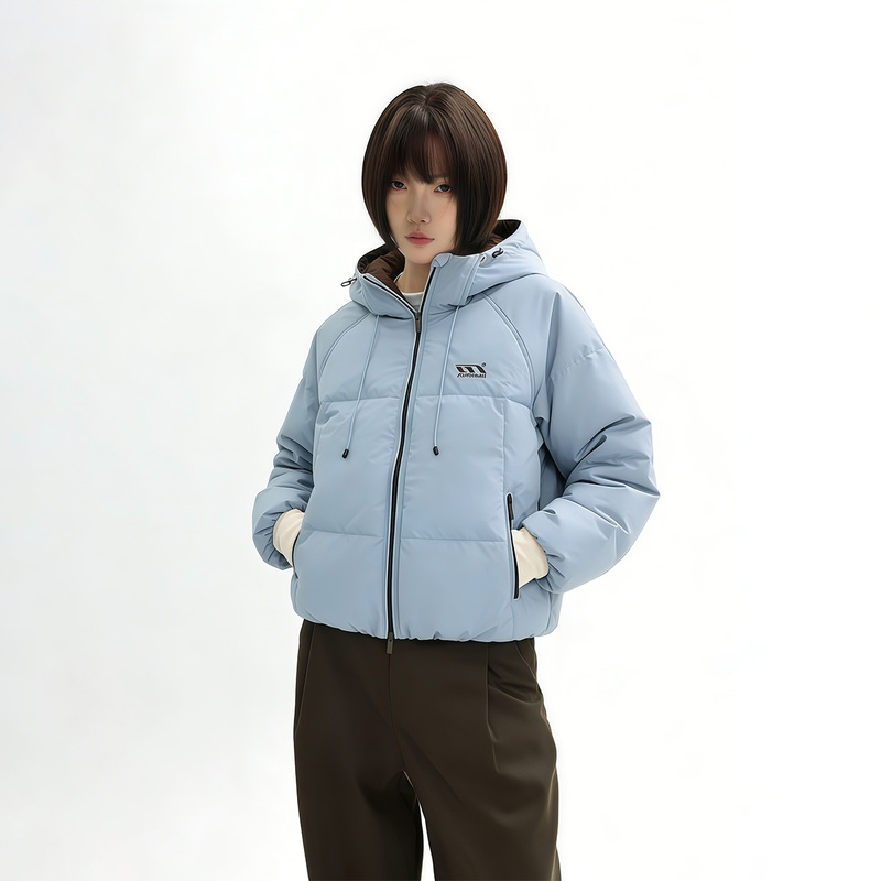 Big Yellow Monster 90 White Duck down Blue down Jacket for Women, New Winter 2025 American Style Warm Hooded Thick Coat Big Yellow Monster 90 White Duck down Blue down Jacket for Women, New Winter 2025 American Style Warm Hooded Thick Coat