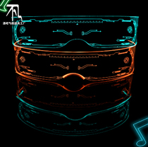 Bar Atmosphere Props Future Tech Luminous Spectacle Trendnet Red Full Color Controllable the bar party Private 