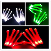 Bar atmosphere props luminous gloves Stage performance LED light luminous gloves Party colorful luminous gloves