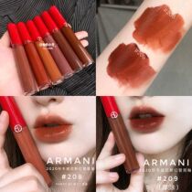 ARMANI ▲ ARMANI Lip Glaze Red Tube 405 206 415 205 208 209 Brown Tomato Red Pumpkin