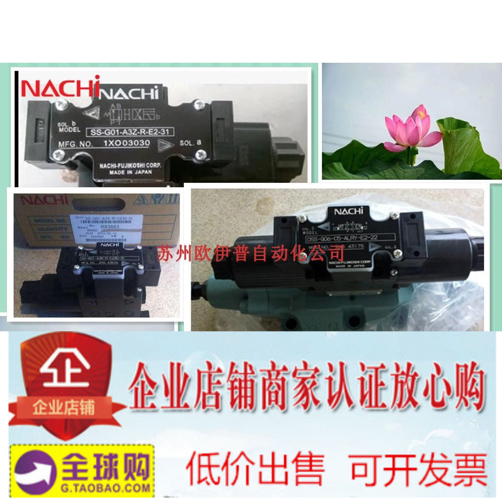 Original Japan NACHI Fujikoshi solenoid valve SA-G01-C4-R-E1-31 NACHI solenoid directional control valve