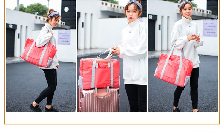 Quần áo chống nước trường hợp xe đẩy du lịch túi lưu trữ xách tay khoảng cách ngắn túi du lịch công suất lớn túi duffel túi xách tay vali 16 inch