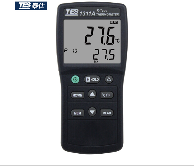 Taiwan's Taissee TES1311A Temperature meter TES1312A Thermometers Industrial Thermometers Handheld Temperature Gauge