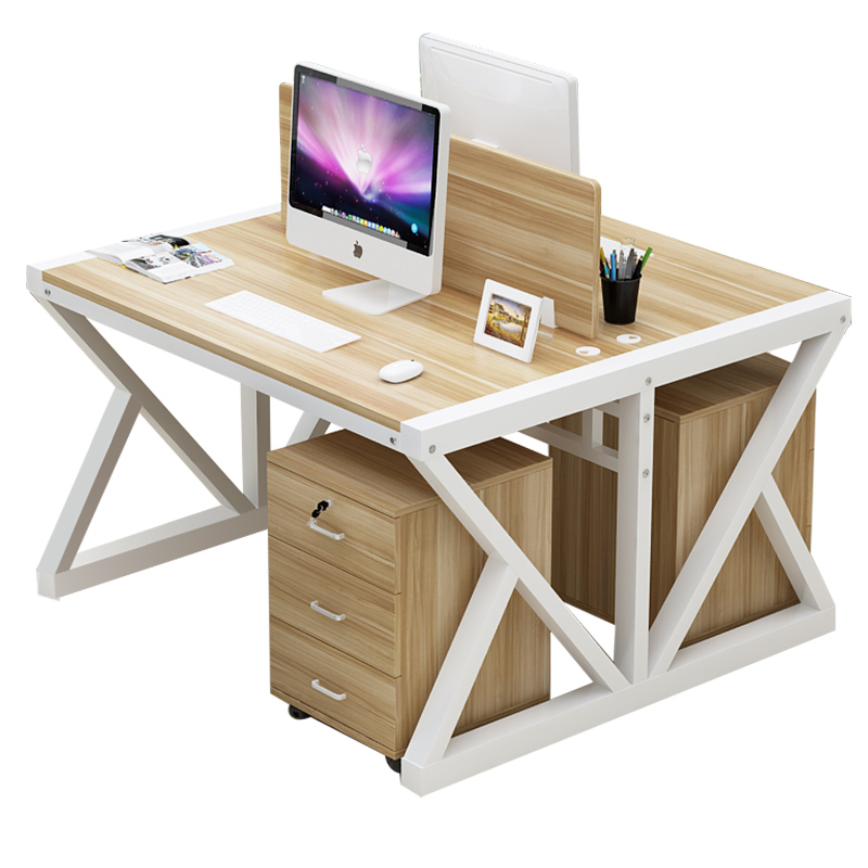 Staff Desk 4 6 People's booth Screen Cassette Partition Bezel Office Furniture Computer Desk Combination Minimalist Modern