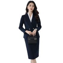 Xiangchunniao high-end professional suit skirt feminine temperament commuting autumn clothing new small suit work clothes formal suit