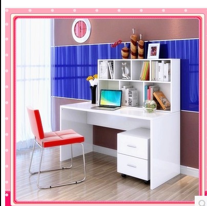 Special Price Fashion Brief About Two-piece Bookcase Computer Desk Home Desktop Desk Combined Computer Desk