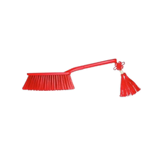 Bed sweeping brush household wedding high-end dowry red plastic long-handled wedding broom for the bride to get married