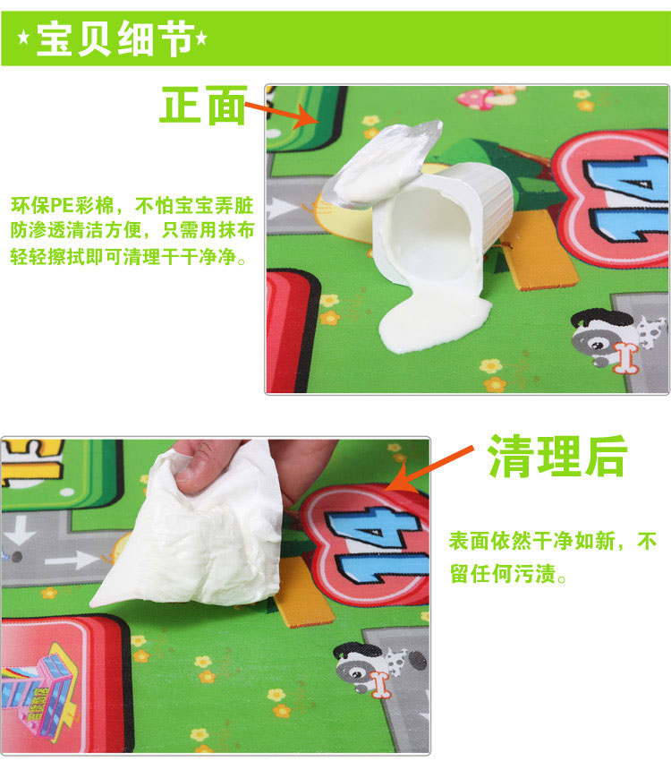 Di động ngoài trời cung cấp thảm dã ngoại 200X200 thảm lớn dày cắm trại hoang dã cắm trại dã ngoại - Thảm chống ẩm / Mat / Gối thảm trải đi picnic