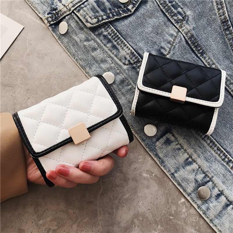 Card Bag Zero Money Bag Woman Type Small Korean Version Minimarmaging Buckle Multifunction Driver's License Name Piece Clips Credit Card Sleeve